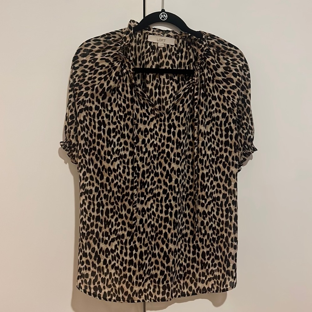 Animal print top